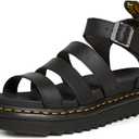 Dr. Martens womens Blaire (9, Black Hydro Leather)