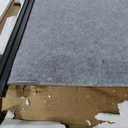 Upgrade Version Room Partition and Divider, Freestanding Rolling Dividers with Wheels,Office Privacy Screen Divider Wall, Classroom Felt Dividers,6'L* 6'7"H,3 Panel,Light Grey