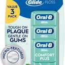Oral-B Glide Pro-Health Comfort Plus Floss, Mint, 3 Ct (1 Count (Pack of 1))