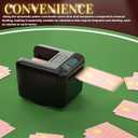 Automatic Card Dealer, 360 Rotating Card Dealer Machine for UNO Casino Games 3 Decks Card Dealer, Blackjack Table Poker Accessories, Rechargeable Automatic Card Dispenser for Playing Cards