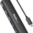 USB C Hub 4K 60Hz, Dockteck 7-in-1 USB C PD Ethernet Hub Dongle with 4K 60Hz HDMI, 1Gbps Ethernet, 100W PD, 2 USB 3.0, SD/Micro SD for MacBook Air/Pro M1 2020, iPad Pro 2021, iPad mini 6 and More