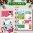3 x 500 PCS Christmas Gift Tags, Self Adhesive Santa Claus Stickers, Festive Holiday Name Labels for Wrapping Paper Presents Decor, 8 Designs (Cartoon-1)