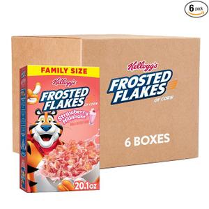 Kellogg's Frosted Flakes Strawberry Milkshake 20.01oz of 6, BBD: 06/11/2026