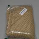 BESTSWEETIE 2x3 Washable Rug Hand-Woven Low Pile Soft Modern Farmhouse Bohemian Decor Reversible Braided Rugs with Tassels Throw Carpet for Living Room Bedroom Entryway Bathroom, Natural Jute