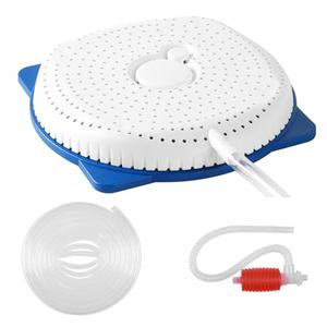 AQUAFLY Pool Cover Pump Siphon, Automatic Above Ground Pool Water Pump, White, Round, Plastic, Siphon Mechanism, Effortless Pool Drainage