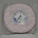 White Rubber Weather Stripping Door Seal Strip, D Shape Door Weather Seal Strip, Self-Adhesive Soundproofing Frame Insulation Tape for Doors Frame/Window Seal,Blocks Cold Drafts Noise (50 Feet)