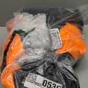 Riakrum Full Car Cover Waterproof All Weather for Automobiles Windproof Cover Rain UV Protection Sun Scratch Resistant Outdoor Universal(Fit Sedan Length (185-193'') 70'' H,Black, Orange)