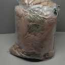 ROSGONIA Oversized King Comforter Taupe Brown, 3pcs(1 Boho Tan Comforter & 2 Pillowcases), Lightweight Oversized King Size Comforter Sets Soft Bedding