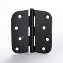 6 Pack goldenwarm 4 inch Oil Rubbed Bronze Door Hinges Exterior Door Hinges - Residential Hinges for Interior and Exterior Doors, 5/8" Radius Corners, Iron