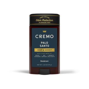 Cremo Palo Santo Aluminum Free Deodorant for Men, 48-hour Long Lasting Odor Protection, 2.65oz  (Pack of 1)
