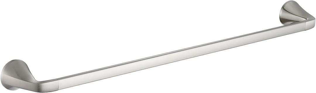 Modern 24 Inch Towel Bar, Wall Mount Holder, Brushed Nickel