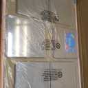 1500 Pieces Puzzle Board 3-in-1 Double-Sided & Rotating & Tilting, Plastic Puzzle Table with Sorting Boxes and PVC Cover, Portable Lazy Susan Jigsaw Puzzle Board for Adults, Blue Pink