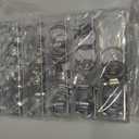Hose Clamp Assortment Kit 130 PCS, 304 Stainless Steel Hose Clamps 1/4''–1-1/2'' Worm Gear Clamps Pipe Clamp for Auto, Radiator, Fuel Line, Duct,Tube