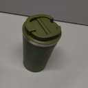 YINBAOGE Insulated Travel Coffee Mug, Spill & Leak Proof, Portable To Go Camping Stainless Steel Coffee Tumbler, Reusable Thermal Coffee Cup with Lid for Hot & Cold Drinks (2nd-Green, 12 OZ)