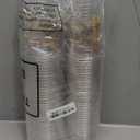 Layhit 100 Pcs Happy 2026 New Year Plastic Cups 12 oz Clear Plastic New Year Holiday Cups Festive Drinking Disposable Eve Party Supplies