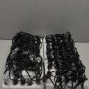 C9 Clear Christmas String Light, 50 Ft Vintage Christmas Tree Lights, Outdoor Waterproof Roofline String Lights with 50 Clear Bulbs for Patio Garden Holiday Indoor Wedding Home Decoration, Black Wire