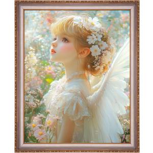 16x20 Frame Champagne Gold, Elegant Ornate 20x16 Picture Frame with Floral Trim, for 16 x 20inch Gallery Photo Pic with HD Plexiglass, 1.6in Widen 0.8in Thick, Horizontal Vertical Wall Display