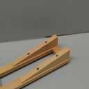 Adjustable Snowboard Stand Racks, Sturdy Freestanding Snowboard Rack with Floor-Standing Design,Vertical Showcase for Home and Business, Beech Wood, 1PCS