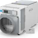 AprilAire E100 Pro 100-Pint Whole-House Dehumidifier + Model 76 Wall Mount Control, Commercial-Grade Dehumidifier for Basement, Crawlspace, or Whole House up to 5,500 sq. ft.