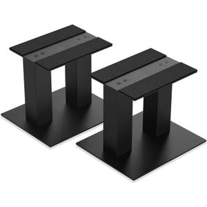 Desktop Speaker Stands 1 Pair for Small/Medium Bookshelf Speakers Steel Studio Monitor Stands,Medium