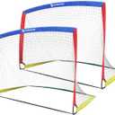 HOORAYSPORT Soccer Goal, 6x4 ft Pop Up Soccer Goal Set of 2, Portable Soccer Goals for Backyard for Indoor or Outdoor Practice, Multiple Sizes Soccer Nets Training Equipment