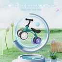 Gamfeiny Colorful Lighting Baby Balance Bike Toys for 1 Year Old Boy Girl Gifts, 10-36 Month Toddler Balance Bike, No Pedal 4 Silence Wheels & Soft Seat First Riding on Toys, 1st Birthday Gifts