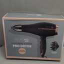 INFINITI PRO by CONAIR Hair Dryer, 1875W Blow Dryer with Diffuser and Concentrator, Ceramic Technology, 3 Heat & 2 Speed Settings, Cold Shot Button, Black