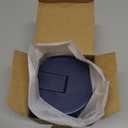 Pawtong 19oz Insulated Vacuum Food Jar with Buckle Lid Wide Mouth Soup Thermo for Hot Food Kids Leakproof Stainless Steel Lunch Container- Blue