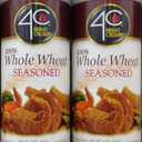 4C Premium Bread Crumbs, Whole Wheat Seasoned with Pecorino Romano Cheese, 13 Ounce (Pack of 1), BB 03-04-28
