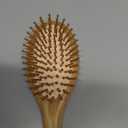 GAINWELL Bamboo Hair Brush for Hair Growth, Natural Bamboo Bristles Detangling Wooden Paddle Hairbrush for Massaging Scalp, for Women Men and Kids, for All Hair Types, with Ergonomic Handle
