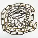 6 Feet Gold Bronze Finish Pendant Chandelier Light Fixture Hanging Lighting Chain (Gold Bronze)