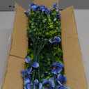 Artificial Violet Flowers Ball Bush with Ground Spike,Yard Fake Plants Faux Greenery Shrub for Patio Porch Wedding Hallway, Blue
Fake Flowers