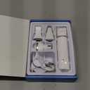 Dog Clippers Grooming Kit Hair Clipper-Low Noise Paw Trimmer- Rechargeable - Cordless Quiet Nail Grinder Shaver for Cats and Other Pets (White)