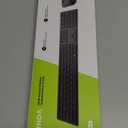 Wireless Keyboard and Mouse Combo, Full-Size Silent Ergonomic Keyboard and Optical Mouse, Long Battery Life, 2.4GHz Lag-Free Cordless Mice Keyboard for Computer, Mac, Laptop, PC, Windows