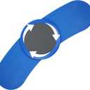 360 Rotating Transfer Board with Sliding Disk - 400lbs Heavy Duty Slide Board for Wheelchair to Car, Bed & Toilet Transfers - Mobility Aids for Elderly, Seniors & Stroke Patients - 7.2lbs Portable (Blue)