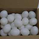 30 Pcs Plastic White Fake Eggs,Easter Eggs,Realistic White Eggs,Faux Fake Egg for DIY Crafts,Painting,Party,Home Decor,Kids,Kitchen