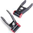 KSP 2" Rear Lowering Shackle for Silverado Sierra 1500 1999-2019, 2pcs Drop Shackle Kits Compatible With Chevy GMC 1500 Truck, 1-2" Adjustable Suspension Lowering Kits Replace for # 410520