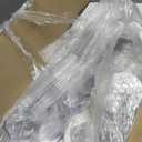 36PCS Plastic Champagne Flutes Ribbed for Weddings & Parties, 6 Ounces