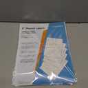 2 x MaxGear 1" Round Sticker Labels, for Inkjet or Laser Printer, Matte White Printable Labels Sheets, Strong Adhesive, Dries Quickly, Holds Ink Well, 30 Sheets, 1890 Pcs