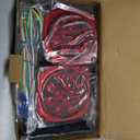 Wellmax 12V LED Boat Trailer Lights Kit, Attachable tail lights for RV, marine, boat, trailer, camper, Low Profile Submersible and waterproof (Under 80" Lights Kit-Rectangular)