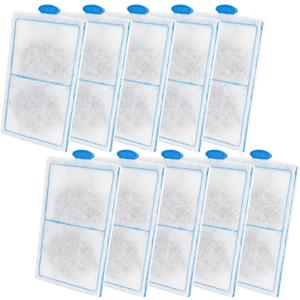 hygger 10 Pack Replacement Aquarium Carbon Filter Cartridges Hang On Back Filter HG149-M HG149-L