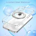 ACESTAR 360 Magnetic Stand Case Compatible with iPhone 17, Rotatable Flexible Ring Holder Phone Cover for Men Women | Compatible with MagSafe | Shockproof & Anti-Scratch | Anti-Yellowing Clear