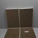 Amazon Basics Corrugated Cardboard Cat Scratchers, 4 Pack, White