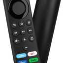 Replacement Voice Remote Control for All Fire Series, TV Cube(1st/2nd/3rd Gen), Fit for FireStick 4K Max/4K (1st/2nd Gen), Stick (2nd/3rd Gen)/Lite/HD, for All TCL-Insignia-Pioneer Series TVS (Soot black)