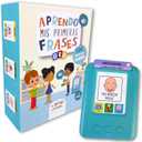 Toddler Educational Toys | Spanish Learning for Kids | Montessori Talking Flashcards - Pocket Speech | Speech Therapy Toys | Aprendo mis primeras frases