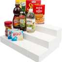 Dial Industries 3 Tier Adjustable Canned Goods Shelves for Kitchen Cabinet and Pantry Organization, Expand A Shelf, Mega