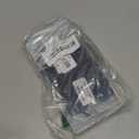 RELBRO Screw Hooks, 1 Inch Metal Screw in Cup Hooks, Black, 100 Pcs