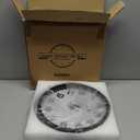 Glow in The Dark Wall Clock for Bedroom, 13 Inch Night Light Wall Clocks Battery Operated Silent Non Ticking Wall Clock with Night Light, Modern Wall Clocks for Living Room, Easy to Read