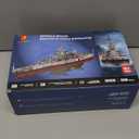 JMBricklayer Battleship Building Block Set 60006, Military Warship Toys Bismarck Class Battle Ship Boat Kit, Collectible Display Sets for Adults, Army Toy Gifts for Adults