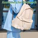 2 x Cute Crochet Plant for Car Rear View Mirror,Boho Handmade Knitted Car Mirror Hanging Accessories for Women Girls, Interior Aesthetic Decor Truck Hanger Ornament Bag Charm (Daisy)